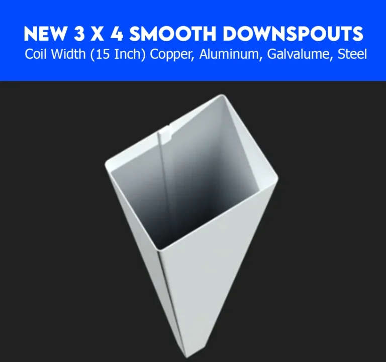 3 x 4 Smooth Downspouts