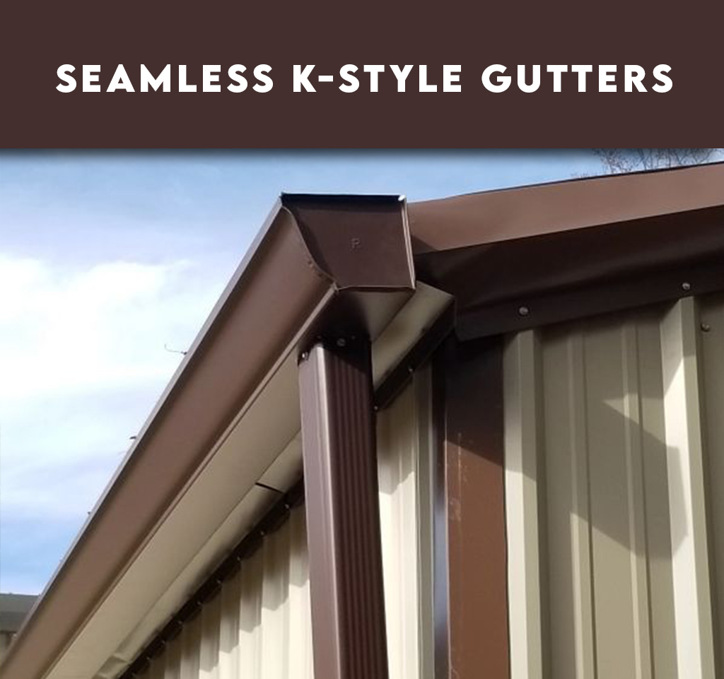 6 Inch K-Style Seamless Gutters - Pennsylvania