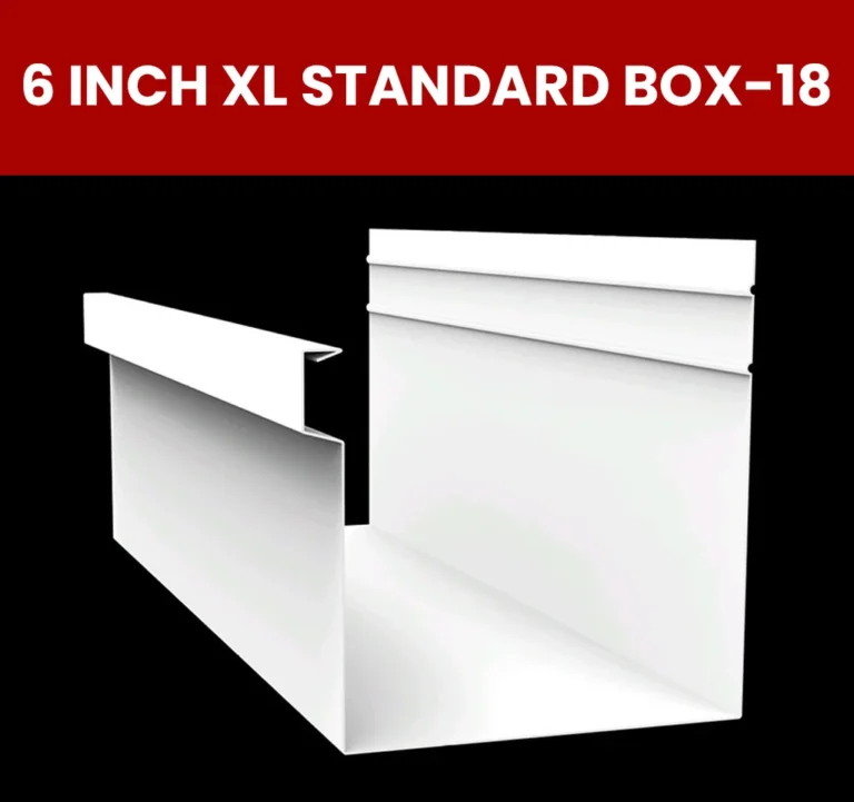 6 inch XL standard box 18 gutter machine making a 6 inch box gutter for residential homes.
